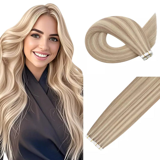 virgin straight white blonde hair extension tape ins human great quality and soft
long tape hair extensions permanent hair extensions best hair extensions for fine hair
20 inch hair extensions 16 inch hair extensions real human hair