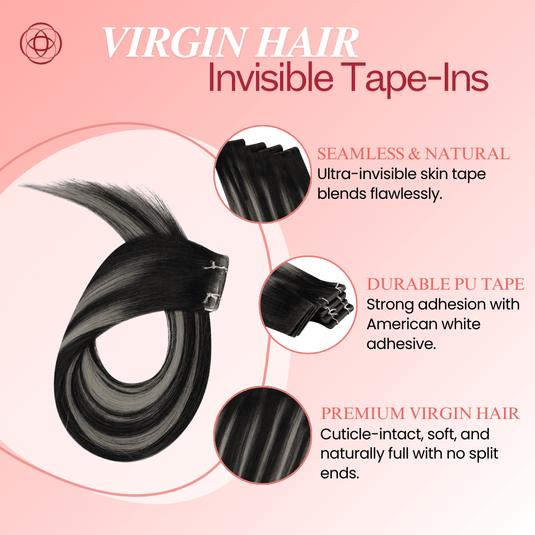 Moresoo black and silver balayage tape ins, 18-inch black silver balayage hair extensions, seamless black silver balayage, high-quality balayage extensions, invisible black silver balayage tape ins, salon-quality black silver balayage extensions, premium silver balayage hair, smooth black and silver balayage, luxurious balayage tape ins, natural black silver balayage extensions