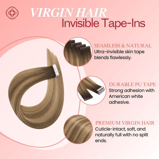 14-inch blonde highlights tape in extensions, seamless tape in blonde highlights, 16-inch blonde highlights hair extensions, high-quality blonde highlights extensions, 18-inch blonde highlights tape in, smooth blonde highlights extensions, 20-inch blonde highlights tape in, blonde hair with pink highlights