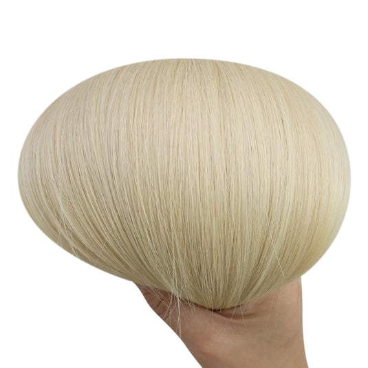 xo invisible weft, butterfly weft extensions, dark brown virgin hair, double tape, pu hole weft