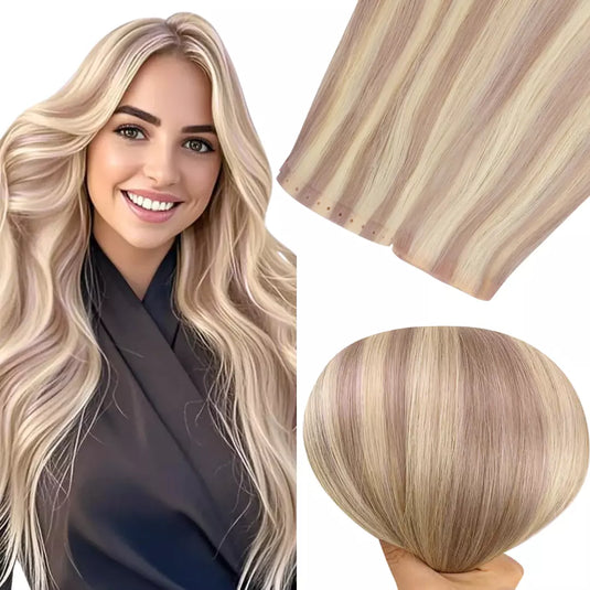 xo invisible weft, butterfly weft extensions, double tape hair, skin weft with holes, long lasting virgin hair, invisible weft, pu hole flat weft, virgin hair, natural black, sew in weft extensions, seamless hair extensions