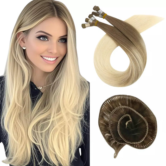 hand-made sew in hair weft,hand tied hair extensions,human hair,moresoo hair,hand tied weft ahir extensions,human ahir extensions