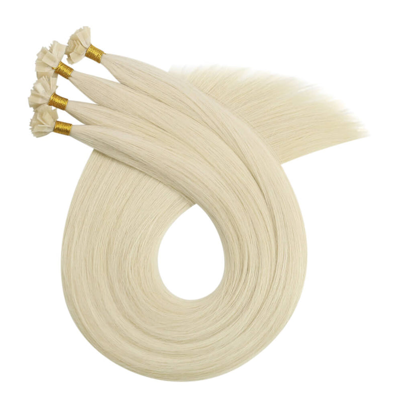 Load image into Gallery viewer, Virgin K Tip Blonde Hair Real Human Hair Extensions Human Hair Extensions Blonde Fusion Hair Extensions For Women