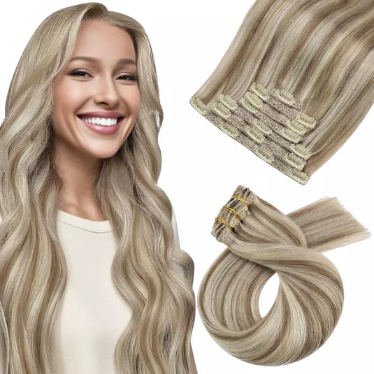 real human clip in hair clip in human extensions blonde hair 18 inch hair clips for thick hair