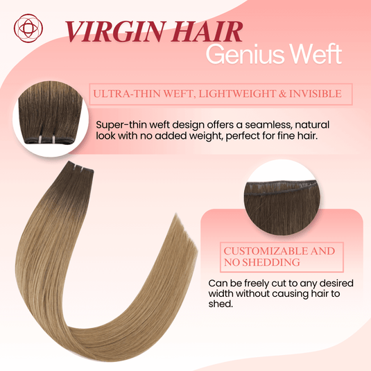 volume boost, length enhancement, hair weft upgrade, premium hair extensions, high-quality weft, flat weft, customizable weft, soft and smooth, easy maintenance, long-lasting extensions, professional hair weft, salon-quality extensions, luxury hair extensions, breathable weft, double-drawn hair, cuticle-aligned hair, tangle-free extensions, damage-free weft