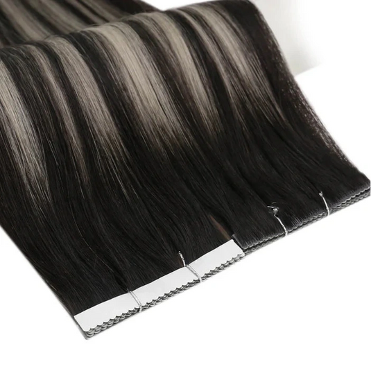 20-inch platinum blonde tape in extensions, invisible platinum blonde hair extensions, salon-grade platinum blonde tape in, high-quality platinum blonde extensions, 18-inch platinum blonde tape in hair, premium platinum blonde tape in, smooth platinum blonde hair extensions, 22-inch platinum blonde extensions