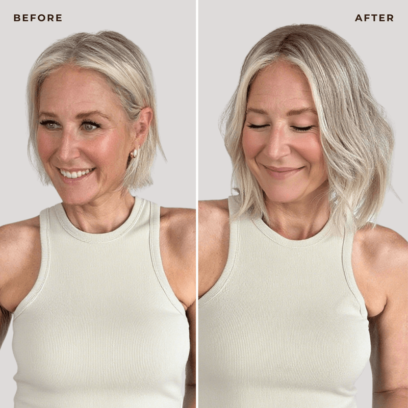 Load image into Gallery viewer, straight hair topper 16inch blonde hair pieces Blonde human hair topper with highlights for women