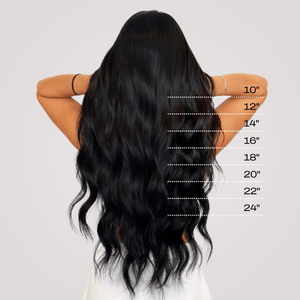 Moresoo Premium Hair Human Hair Extensions Length Guide