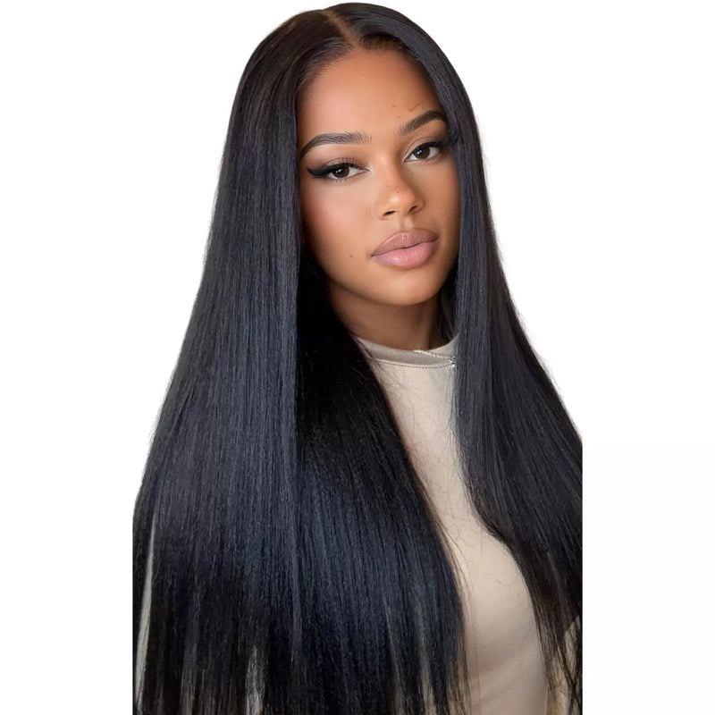 Load image into Gallery viewer, jet black hair clip in extension get fuller and thicker hair in minutes for women