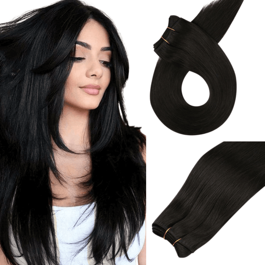 sew in weft black color-black hair-black hair with highlights-jet black hair-cute hairstyles for black girls natural hair-black hair styles