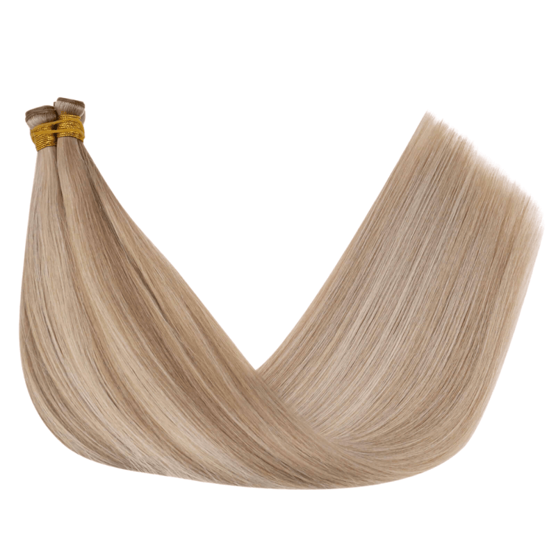 Load image into Gallery viewer, invisible hair extensions for thin hair- weft hair extensions-genius weft extensions-hair weft-virgin hair weft extensions-weft hair extensions-100% human hair weft-hair weft extensions-genius weft hair extensions