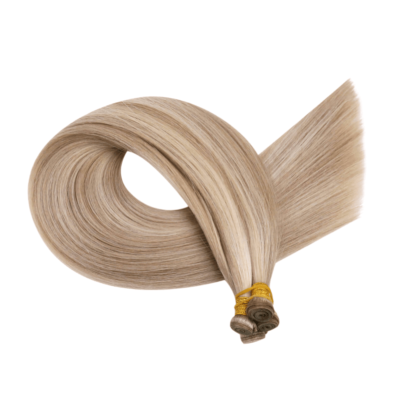 Load image into Gallery viewer, highlight color genius weft human hair extensions-professional hair extensions-virgin hair invisible hair extensions-seamless hair extensions