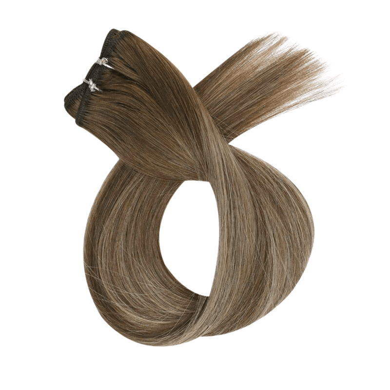 Load image into Gallery viewer, balayage on brown hair-brown hair balayage-balayage on dark brown hair-blonde balayage on brown hair-balayage hair brown