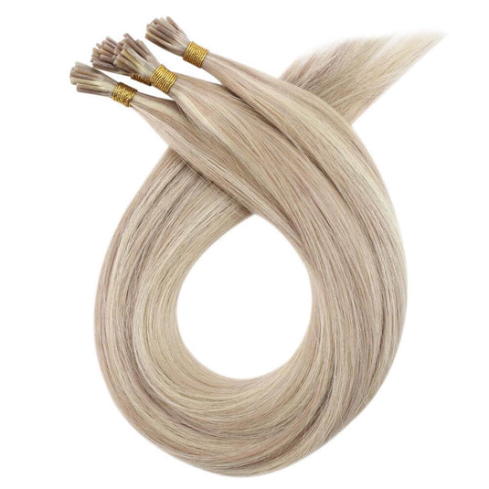 Keratin tip hair extensions pre-bonded 100% human hair