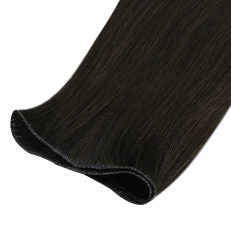 Load image into Gallery viewer, brown genius weft hair extensions last-hair extensions before and after-types of hair extensions-20 inch hair extensions