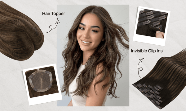 Wear a Hair Topper and Clip-In Extensions Together