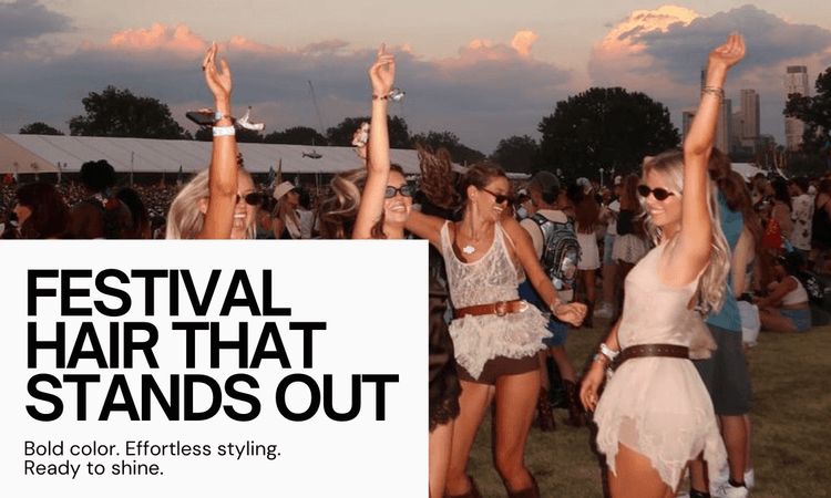 Hair Color and Styling Suitable for Music Festivals
