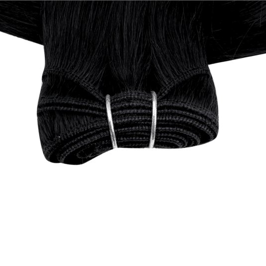 premiun hair machine sew in hair weft jet black hair-natural hair styles for black women-jet black hair dye-highlights for black hair-black hair with highlights straight