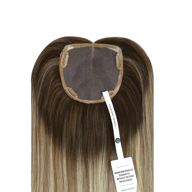 Load image into Gallery viewer, Hair topper for thinning crown Womens hair topper Female hair topper for thinning crown
