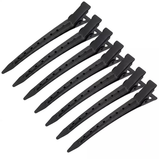 12-Piece Stainless Steel Hair Sectioning Clips
