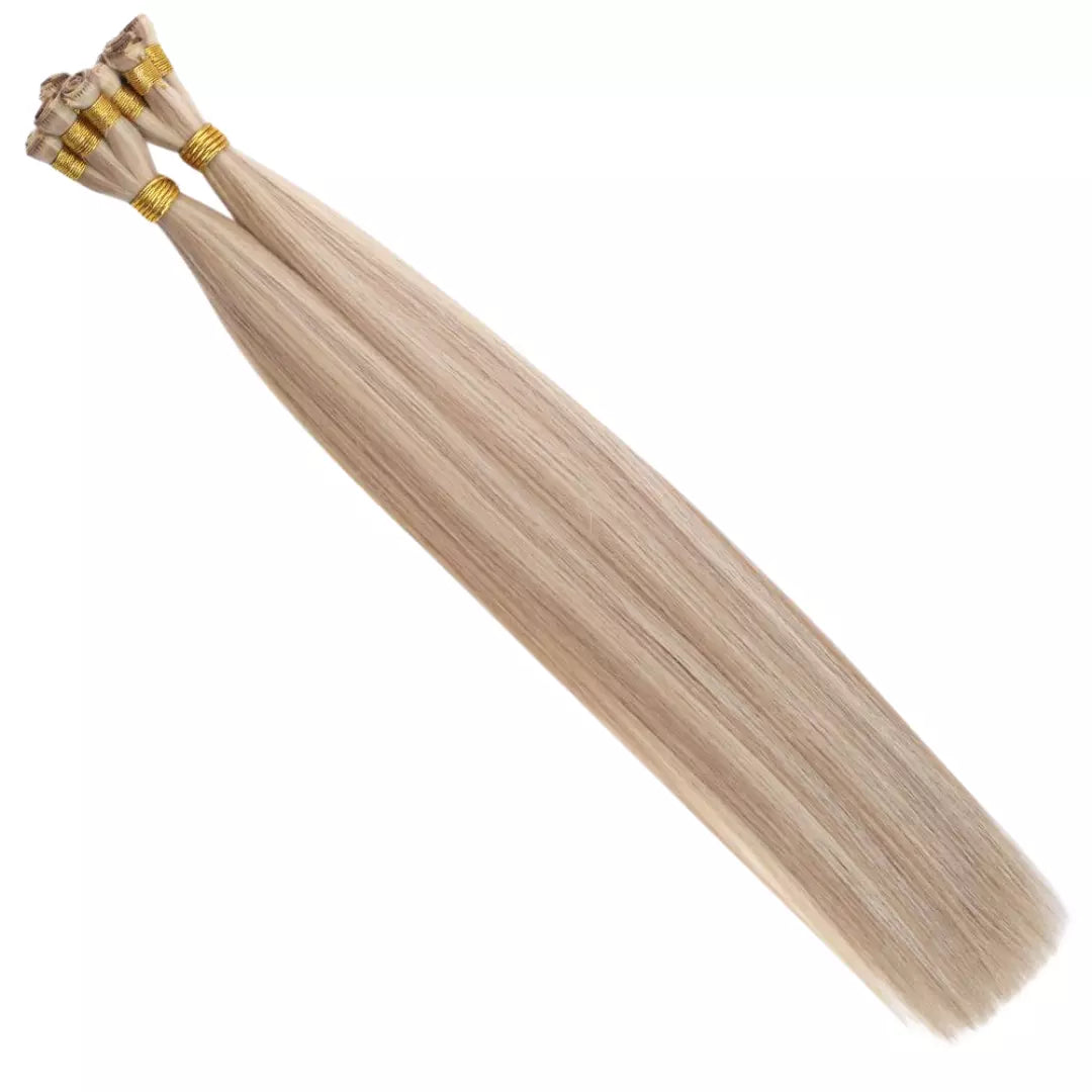 hair extensions,hand tied hair extensions,blonde hair extensions,weft hair extensions