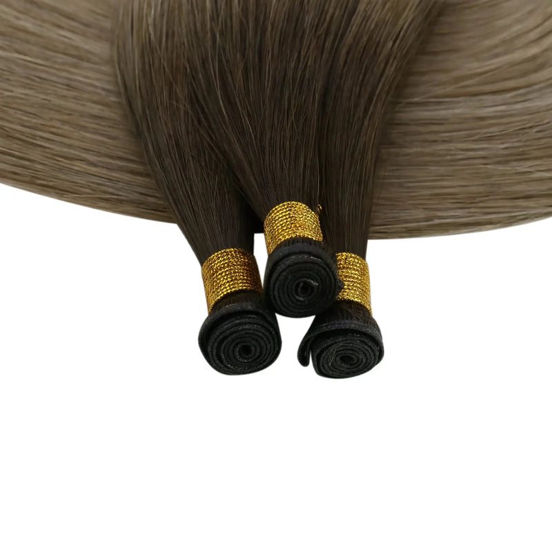 Load image into Gallery viewer, Invisible Genius Weft Brazilian Virgin Human Hair Bundles Brown (#R2/DXB/18)
