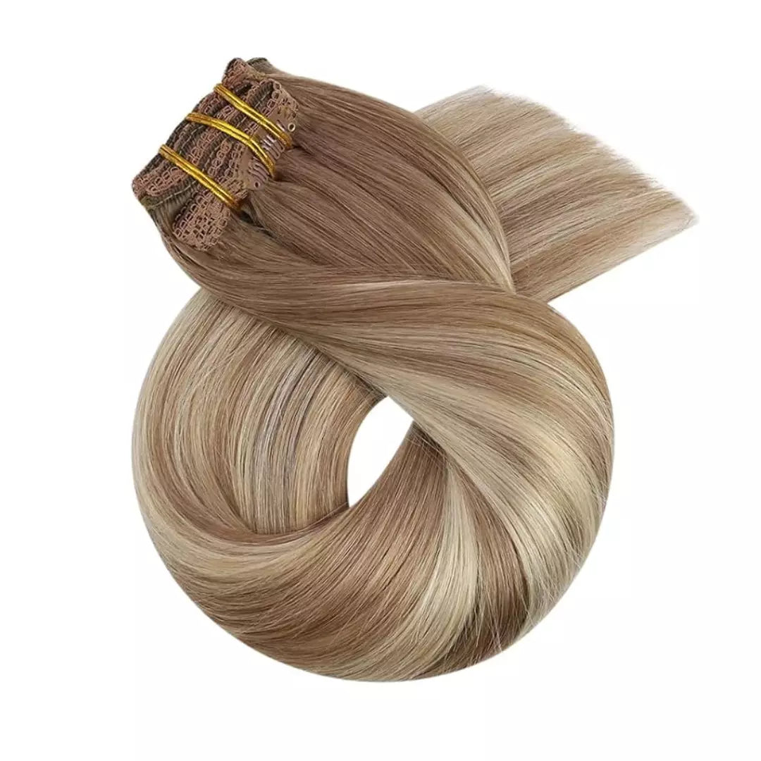 clip in human hair extensions clip in hair real hair extensions clip in balayage blonde hair extensions clip in