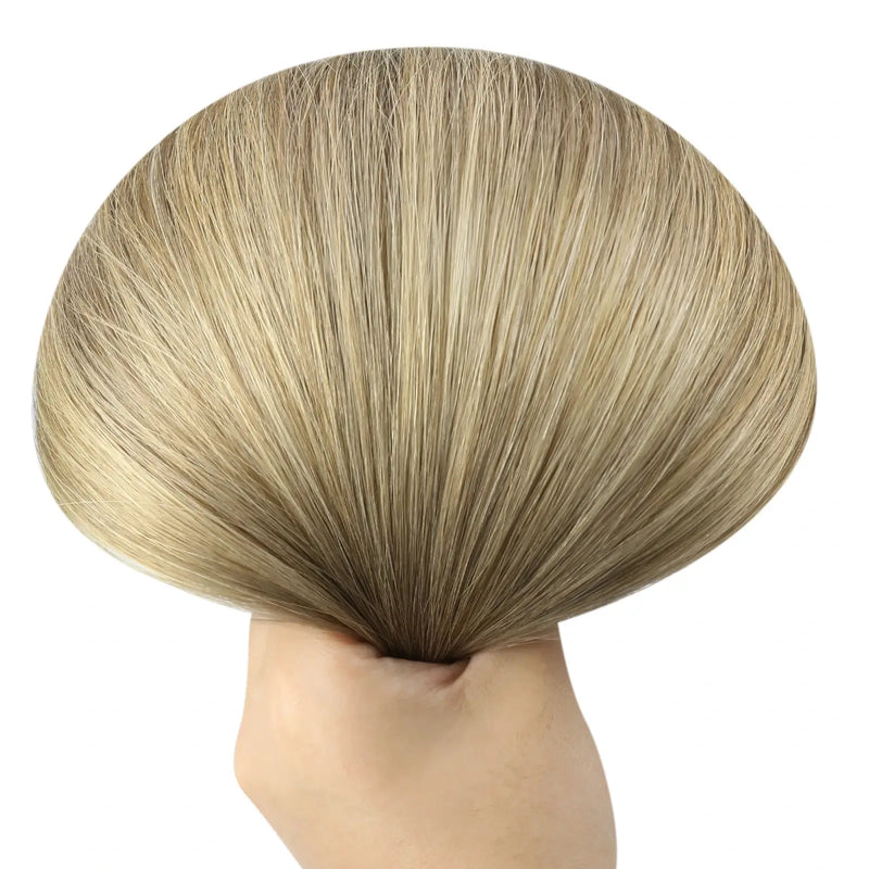 Load image into Gallery viewer, [New]Virgin Invisible Genius Weft Brazilian Hair Balayage Blonde (#8/8/613)

