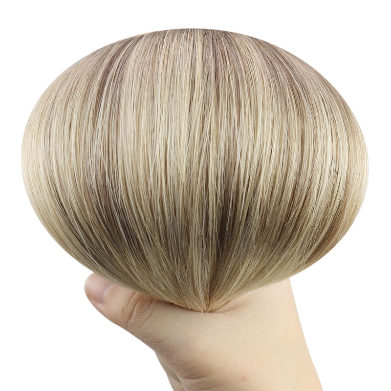 Load image into Gallery viewer, Best Virgin Hair Genius Weft Brazilian Human Hair Bundles Balayage Blonde (#Ba8/60)
