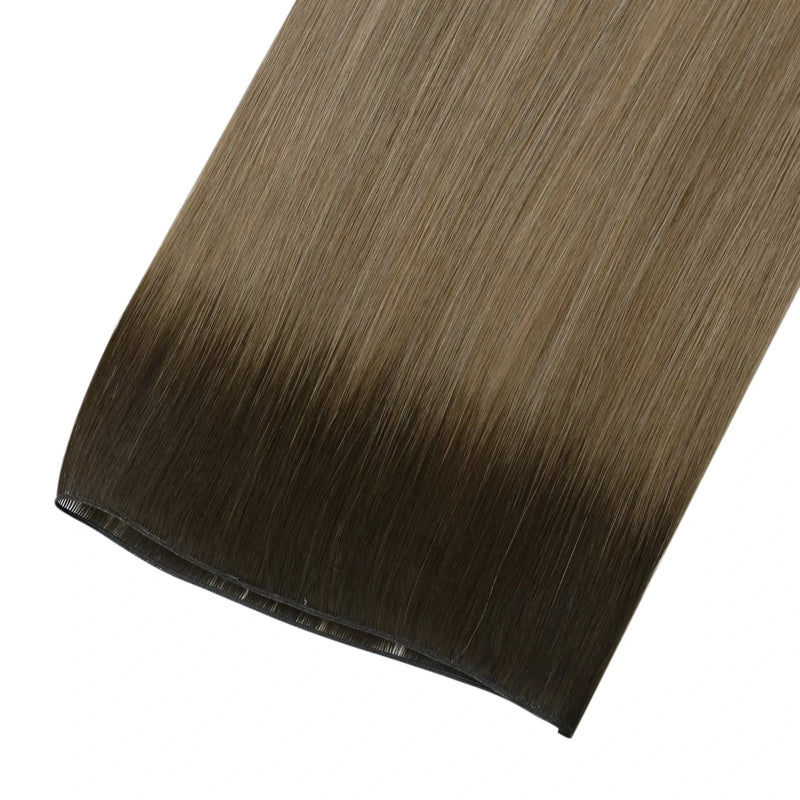 Load image into Gallery viewer, Invisible Genius Weft Brazilian Virgin Human Hair Bundles Brown (#R2/DXB/18)
