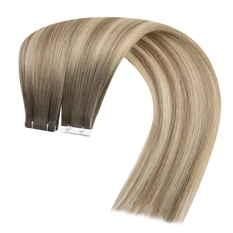 Load image into Gallery viewer, hair tape extensions Virgin Hair, Virgin Hair best tape in hair extensions, Virgin Hair tape in human hair extensions
