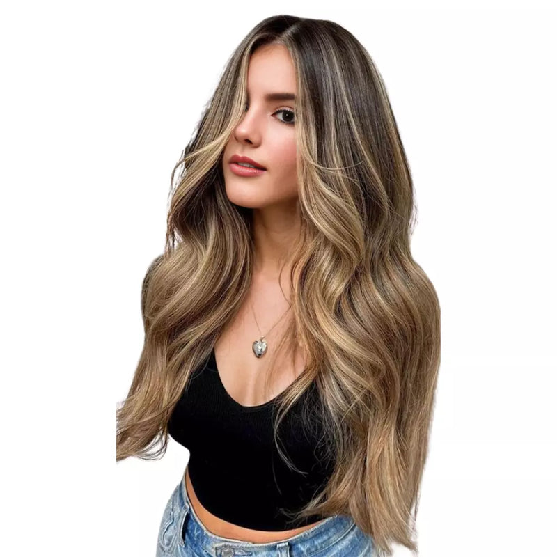 Load image into Gallery viewer, Woman with styled hair on a white background
