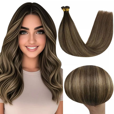 weft hair extensions human hair-balayage on brown hair-brown hair balayage-balayage on dark brown hair-blonde balayage on brown hair