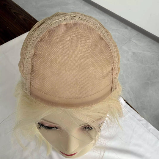 [Final Sale] Remy Human Hair Bob Wig Blonde