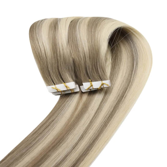 Easy Application, Long-Lasting Beauty: Tape-In Hair