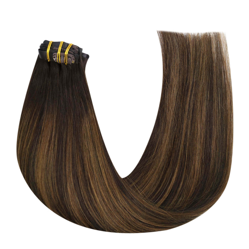 Soft Silky Straight 7pcs 16 inch clip ins for Women
