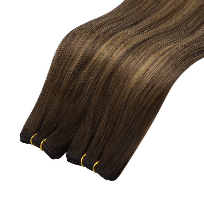 Load image into Gallery viewer, Virgin Hair Weft High-quality Human Straight Hair Extensions (#DU)
