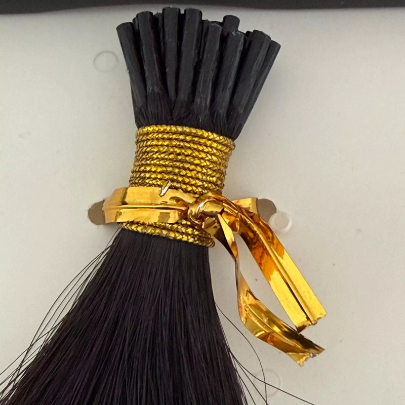 Load image into Gallery viewer, [Final Sale] Virgin I Tip Human Hair Extension Natural Black (#1B) 14&quot; 20G
