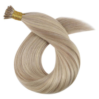 blonde i tip hair extensions