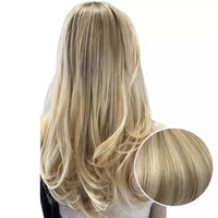 7pcs 16 inch Clip Ins for Women Blonde Hair Clip In Extensions Real Human Hair