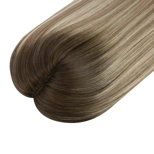 Human hair topper for thinning crown Best hair topper Hair topper human hair