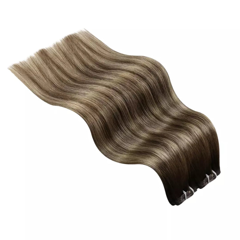 Load image into Gallery viewer, high quality hair extensions hair clips for thick hair human hair clip in hair extensions
