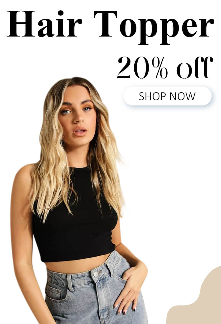 moresoo hair topper get 20% off