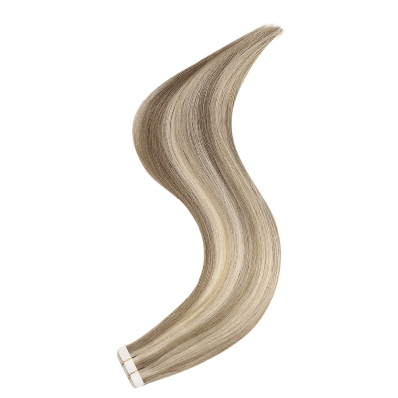 Load image into Gallery viewer, skin weft human hair blonde tape in hair extensions moresoo tape in hair
thickend tape in hair extensions real human hair
tape in human hair extensions best moresoo tape in hair extensions
white blonde virgin hair extension human soft hair for women

