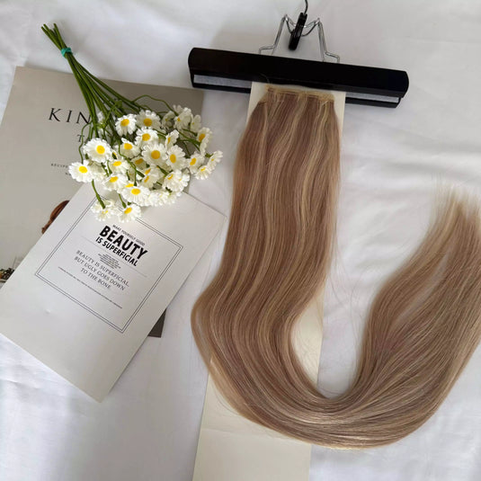 [Final Sale] Remy Human Hair Ponytail Extension Highlights #18/613 22