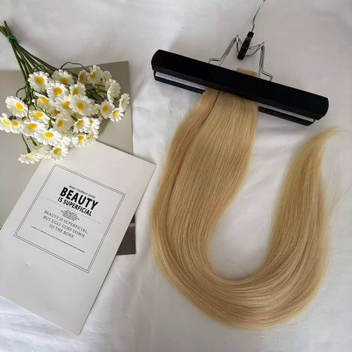 [Final Sale] Ponytail Remy Human Hair Extension Blonde #60 20