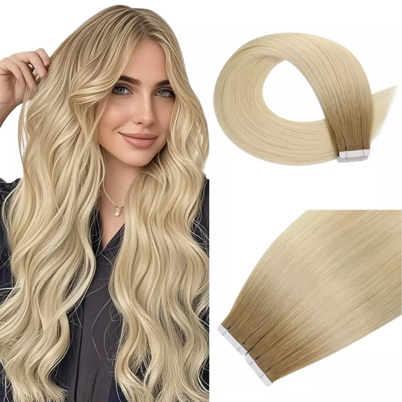 Load image into Gallery viewer, Virgin Hair best tape in hair extensions, Virgin Hair tape in human hair extensions, virgin hair extensions tape in,
hair tape extensions Virgin Hair, Virgin Hair best tape in hair extensions, Virgin Hair tape in human hair extensions,
Virgin Hair tape in hair extensions, sunny hair Virgin Hairtape in extensions, hair tape extensions Virgin Hair,


