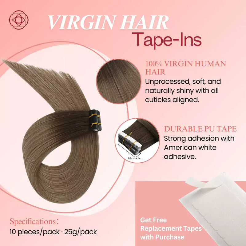 Load image into Gallery viewer, long tape hair extensions permanent hair extensions best hair extensions for fine hair
20 inch hair extensions 16 inch hair extensions real human hair
virgin straight hair extension tape ins human great quality and soft

