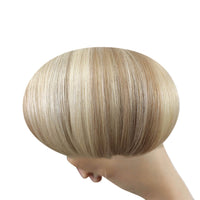 Tape-in extensions are quick and easy to apply.