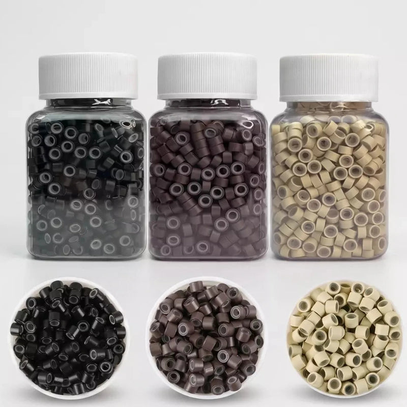 Load image into Gallery viewer, Silicone Beads 500Pcs 5mm Micro Rings Links Beads
